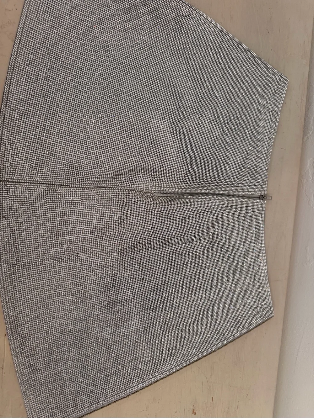 Revolve x House of Harlow 1960 Silver Rhinestone skirt